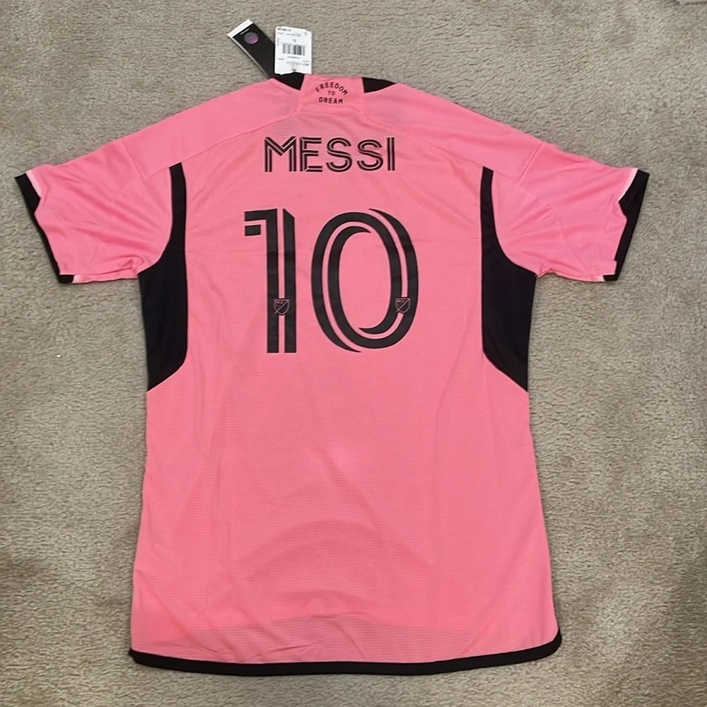 Adidas INTER MIAMI CF 24/25 MESSI HOME JERSEY men size L NWT - Picture 6 of 7